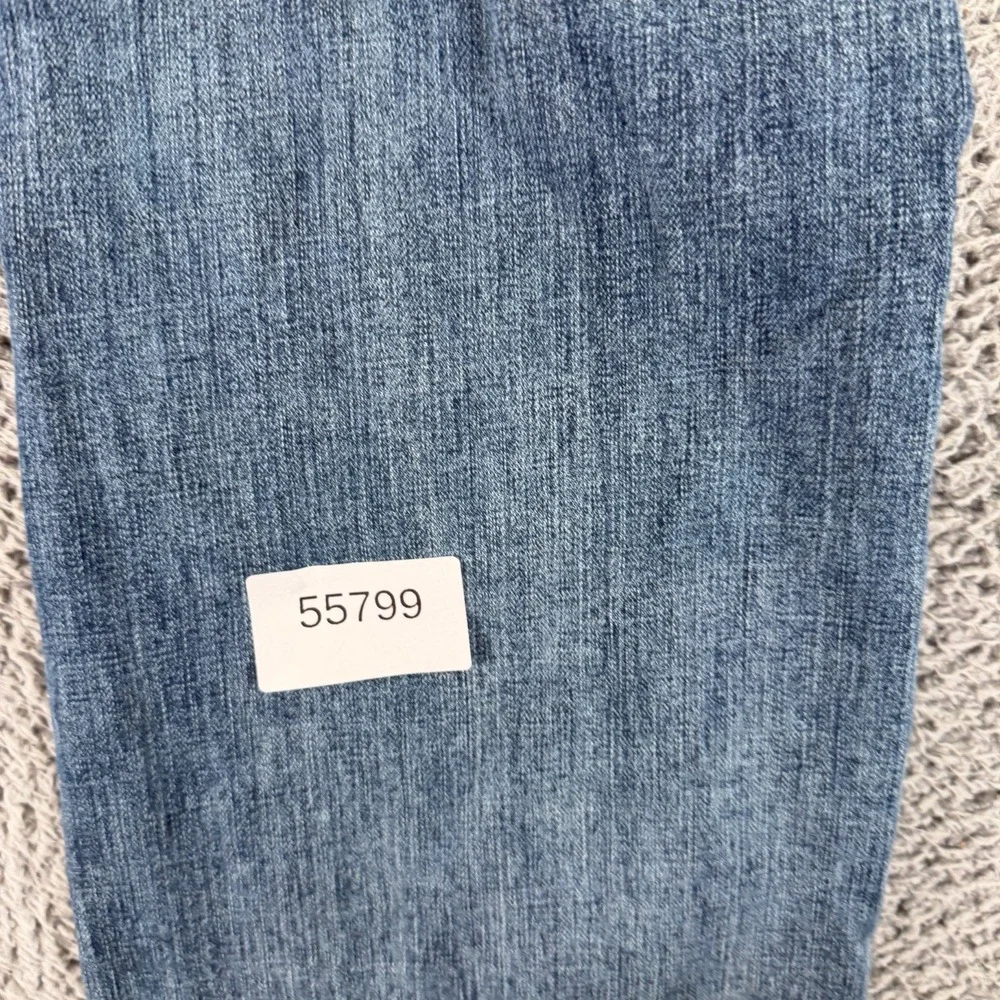Wrangler Retro Jeans Mens 36x32 Blue Cotton Denim Bootcut Relaxed Faded Stretch